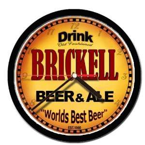  BRICKELL beer and ale cerveza wall clock 