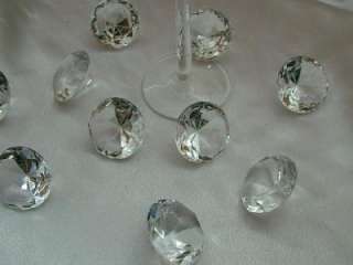 25 Acrylic Diamond Ice Wedding Favor Table Confetti  