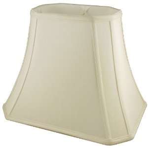   Co. 05 78095418A Rectangle Soft Tailored Lampshade, Shantung, Eggshell