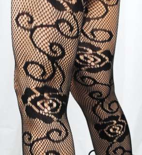 FRENCH GOTHIC LOLITA LACE Black Stockings Tights  