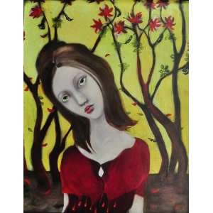 Cassandra Barney   In The Forest Original Oil Painting  