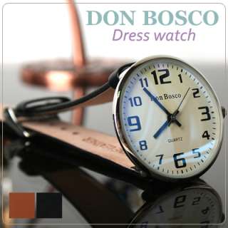 DON BOSCO]Classical RETRO design Simple Dress watch, Fashion 