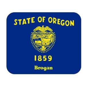  US State Flag   Brogan, Oregon (OR) Mouse Pad Everything 