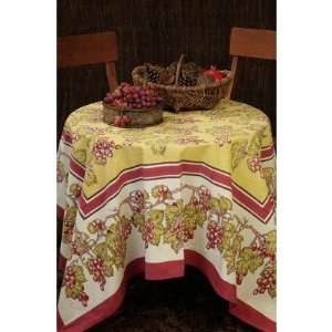  Vineyard Cabernet Tablecloth Size 59 x 59