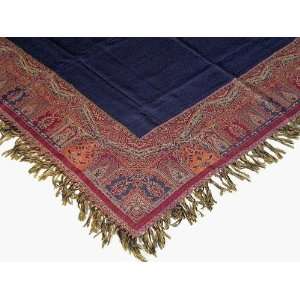   Jamawar Wool Ethnic Tablecloth 46 