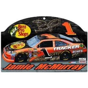  NASCAR Jamie Mcmurray Traditional Look Wood Sign (11 x 17 
