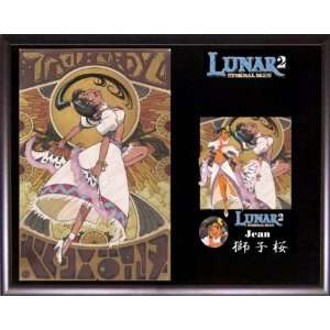 Lunar 2 Eternal Blue Jean Bromide Collectible Plaque Series w/ Card 
