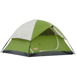 BRAND NEW COLEMAN Sundome 3 Person Camping Outdoor Tent Green 7 Feet 