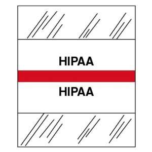 Tabbies Medical Chart Index Divider Tab,Printed HIPAA   100 / Pack 