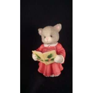   In Purr fect Harmony Together Cat Caroler Figurine 