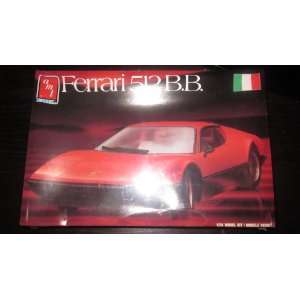  AMT Ertyl Ferrari 512 B.B. 1/24 Model Kit Toys & Games
