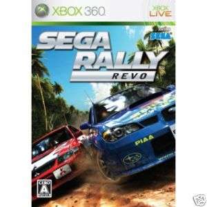 Xbox360  SEGA Rally Revo  X Box 360 Japan Import Game  