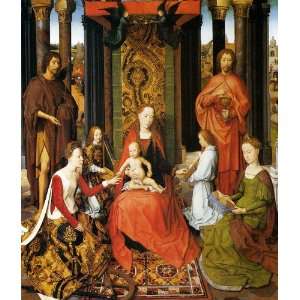  Hand Made Oil Reproduction   Hans Memling   32 x 38 inches 