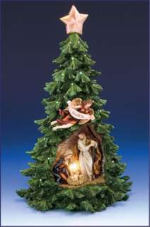   Lighted Holy Family Christmas Tree, Gift Boxed (Malhame 6217 2)  