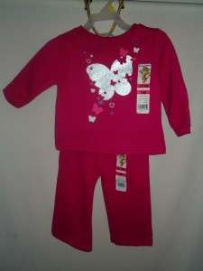 Garanimals Toddler Girls 3T sweatsuits Graphic tops & pant sets choose 