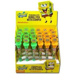  2pk Spongebob Light Up Bubble Pen with Stamper Office 