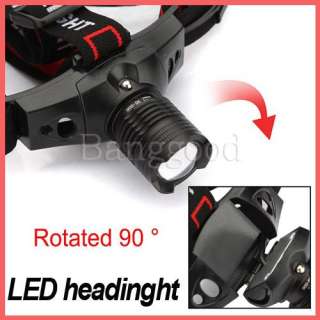 Head Lamp Light 5W CREE Q5 LED FLASHLIGHT+18650 Charger  