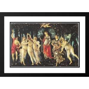  Botticelli, Sandro 40x28 Framed and Double Matted Allegory 
