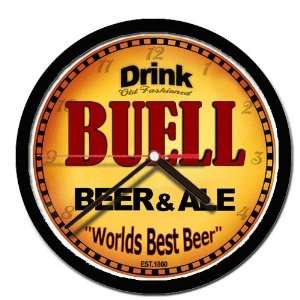  BUELL beer and ale cerveza wall clock 