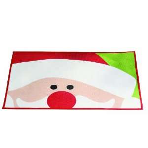  Tag Whimsy Santa Printed Latex Backed Kitchen Mat