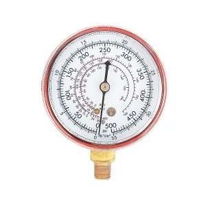 R12/r134a dual replacement gauge high side