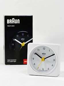 Braun AB1A White Alarm Clock by Rams & Lubs BNC002 NEW  