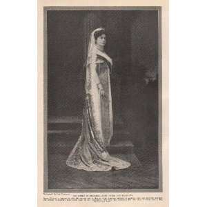  1914 Print Queen Eleonore of Bulgaria 