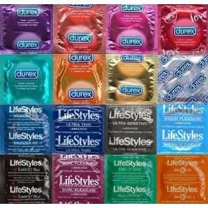 48 Durex and Lifestyles Variety Pack   Bulgeinbulks Collection of the 