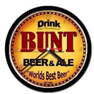  BUNT beer and ale cerveza wall clock 