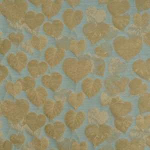  Lime Leaves Aqua by Mulberry Fabric Arts, Crafts & Sewing