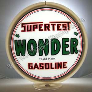 SUPERTEST WONDER GASOLINE GAS & OIL PUMP GLOBE FREE S&H  