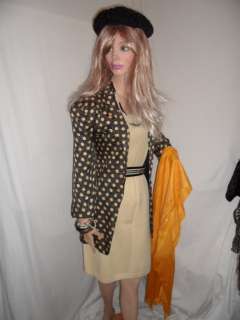 ST JOHN ~ $395 Santana Knit skirt 10 WOW~Rich Color~WOW Soft Gold 