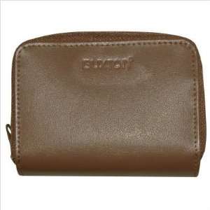  Buxton Brown Leather Accordian Style Wallet Office 