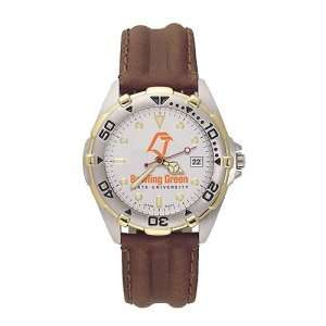 Bowling Green Falcons Mens NCAA All Star Watch (Leather Band 
