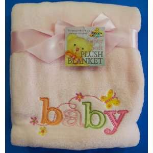  Owen Super Soft Baby Blanket, Pink Baby