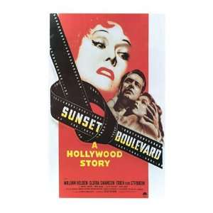  Sunset boulevard Movie Poster, 11 x 17 (1950)