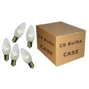  C9 Clear Bulbs 7 Watt (Case of 500)