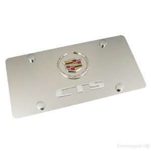 Cadillac CTS Chrome Steel License Plate
