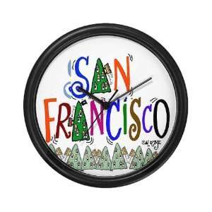 San Francisco Gift Funny Wall Clock by 