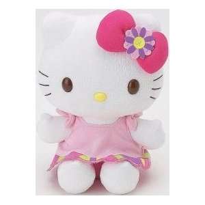    Hello Kitty Flowers Dress 10in Plush Summer Flowers Toys & Games