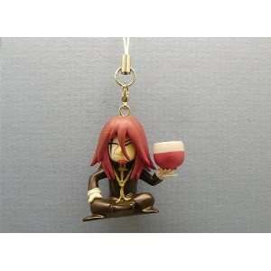  Anime D.gray man Figure Cell Strap Keychain General Cross 