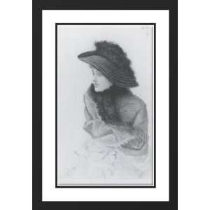   Double Matted Portrait of M.N. Portait of Mrs. N. (Kathleen Newton