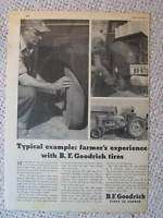 RODEO BULL RIDING TIRE FARM TRUCK TRACTOR OLD AD 1948  