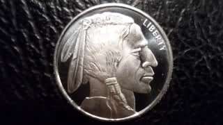   oz. .999 Pure Silver Buffalo Coin   Fractional Bullion Fine 999 Round