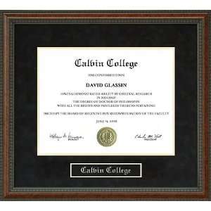 Calvin College Diploma Frame