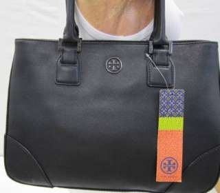 New Tory Burch Robinson Leather Small Tote Bag  