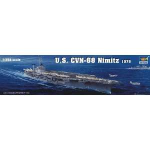  Trumpeter 1/350 U.S. CVN 68 Nimitz aircraft carrier 1975 Toys & Games