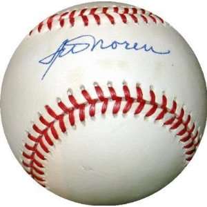  Irv Noren Autographed Major League Baseball (New York 