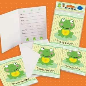  Froggy Frog Fill in Invitations (8 count) Toys & Games