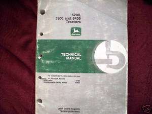 John Deere 5200 5300 5400 Tractor Technical Manual  